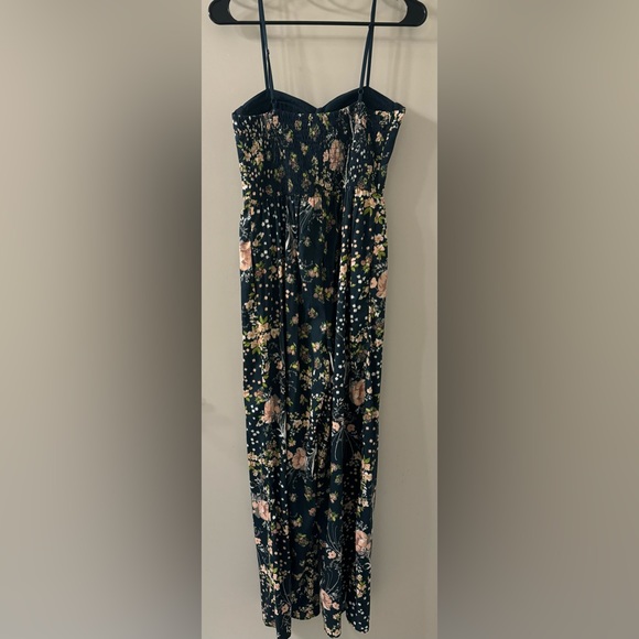NWT. Band of Gypsies Jumpsuit. Size S. Teal color with floral print. Never worn. - Picture 3 of 5